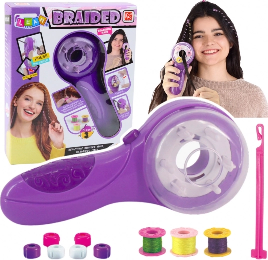 Intrecciatore per trecce con accessori