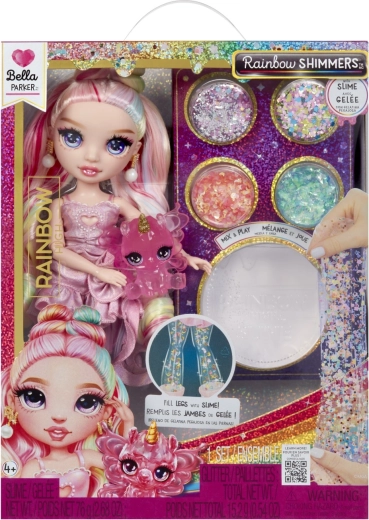 Rainbow High Shimmers bambola con slime Bella Parker