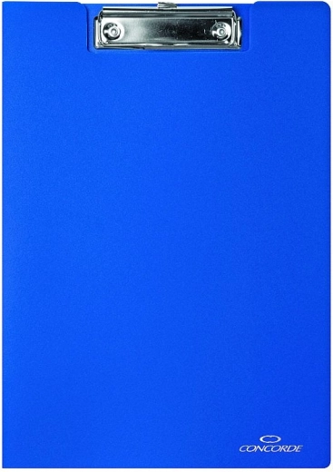 Cartellina con clip A4 blu CONCORDE