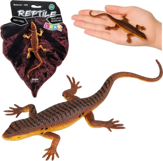 Figura realistica in gomma di lucertola vivipara 12,5 cm