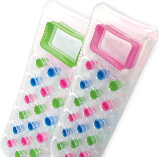 Lettino gonfiabile da spiaggia con finestra 188 × 71 cm INTEX verde