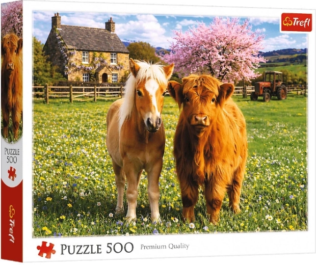 Puzzle Amici nella fattoria 500 pezzi