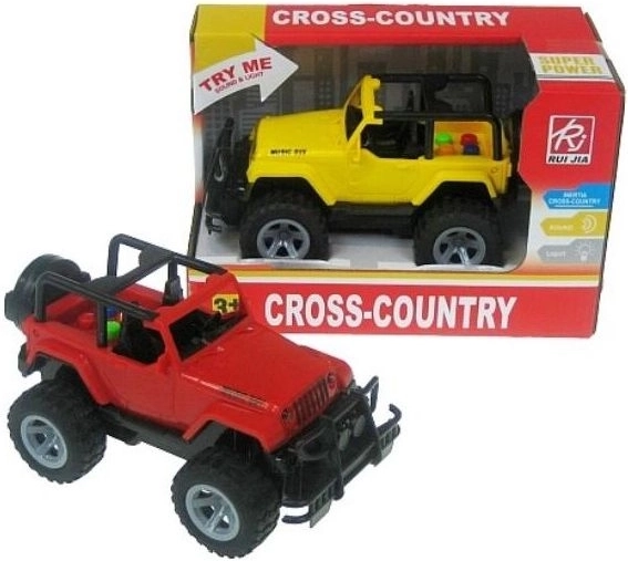 Auto fuoristrada 16 cm con luci e suoni