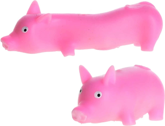 Morbido maialino antistress elastico da stirare 10 cm - 1 pezzo