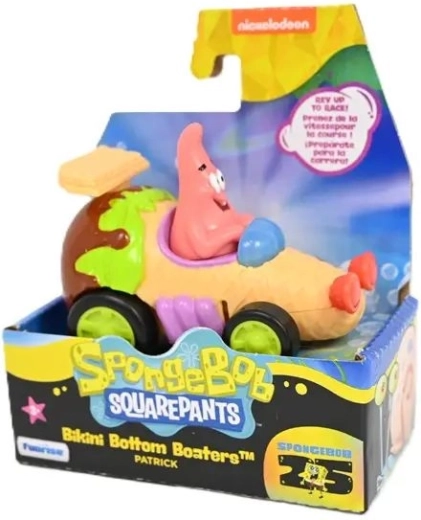 Veicolo di SpongeBob con statuina di Patrick