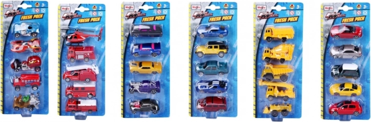 Maisto Fresh Metal set di 5 modelli di auto in metallo 7,5 cm (mix varianti)