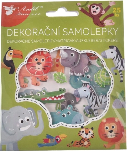 Adesivi zoo – animali (25 pz)