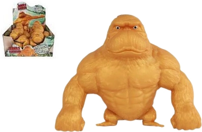 Statuetta super estensibile dorata Gorilla – 6 pz in box