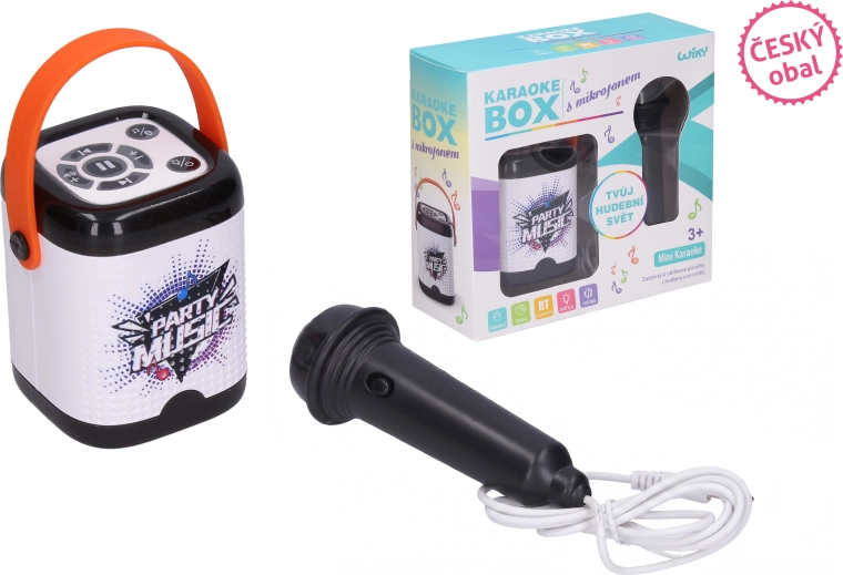 Box karaoke con microfono