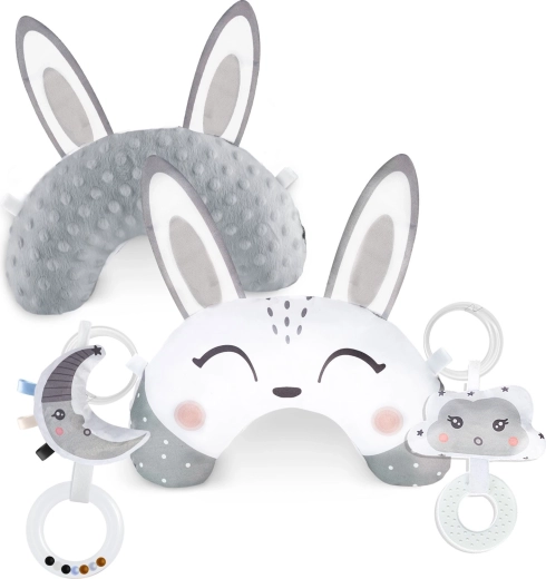 Nukido Tuli‑Nuli cuscinetto sensoriale con sonaglino e massaggiagengive per neonati