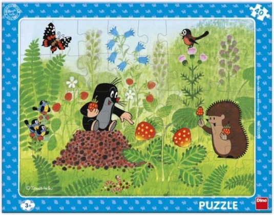 Puzzle Krtek e fragole 40 pezzi