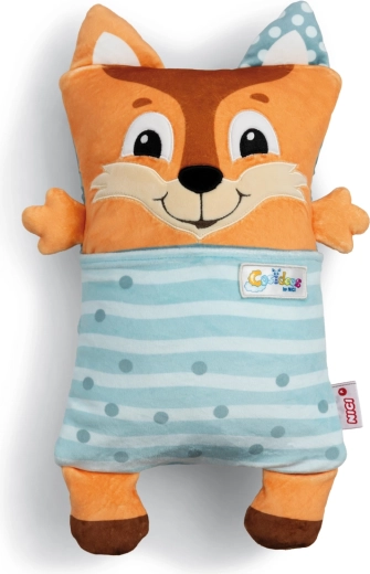 Nici Cosidoos volpe di peluche 2 in 1 – morbido giocattolo e cuscinetto 30 × 20 cm