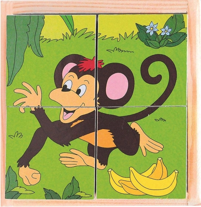 Puzzle cubi Zoo