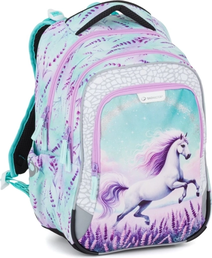 Bagmaster lumi zaino scolastico con motivo cavallo