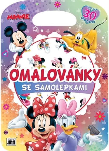 Album da colorare con adesivi Minnie