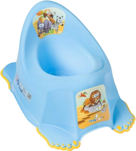Vasino antiscivolo per bambini Safari blu