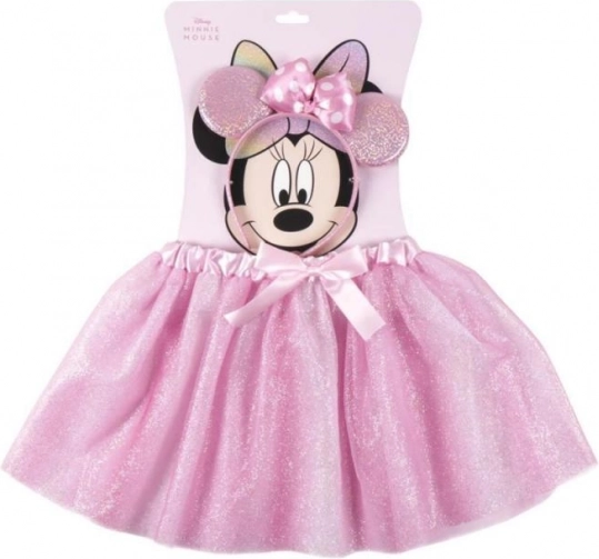 Tutu gonna con cerchietto Minnie – scintillante set da costume per ragazze