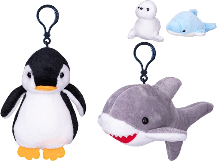 Portachiavi peluche – animale marino 10 cm