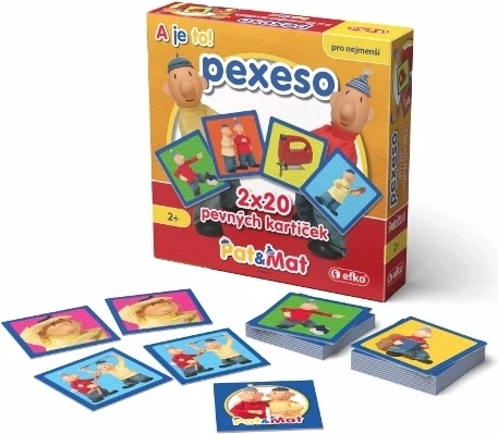 Efko pexeso baby in scatola Pat e Mat – 20 coppie