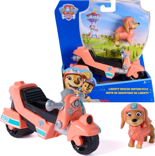 Paw Patrol Liberty scooter di salvataggio con personaggio