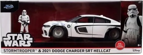 Jada Star Wars Dodge Charger R/T 1:24 con action figure Stormtrooper