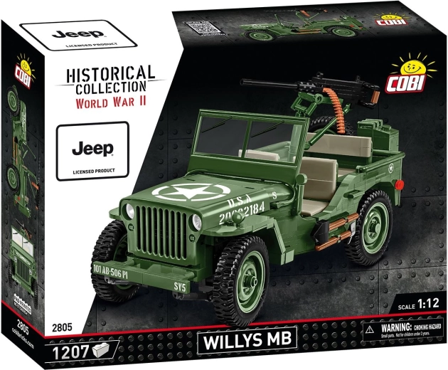 Cobi Jeep Willys MB 1:12 costruzione 1207 pezzi