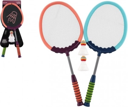 Set badminton per bambini 2 racchette e 2 volani, 60 cm