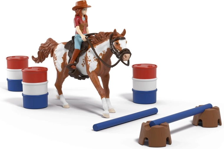 Schleich Horse Club Hannah con cavallo e ostacoli – avventura western