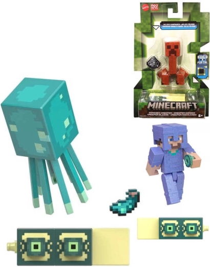 Minecraft action figure articolata da 8 cm con accessorio (tipi assortiti) - 1 pezzo