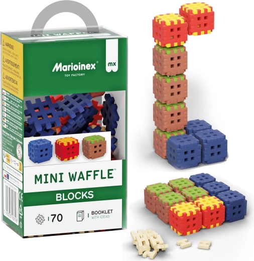Set di costruzione Mini Waffle Blocks 70 pezzi MARIOINEX