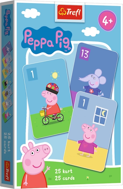 Gioco di carte Tris/Black Peter PEPPA PIG di Trefl