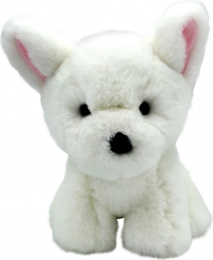 Cagnolino bianco di peluche 27 cm