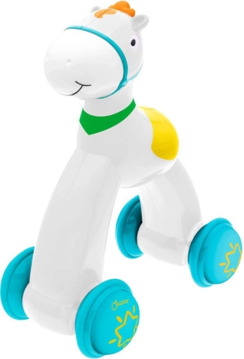 Chicco cavalcabile a pulsante Cavallino push and go 12–36 m