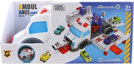 Ambulanza pieghevole con base di soccorso e macchinine