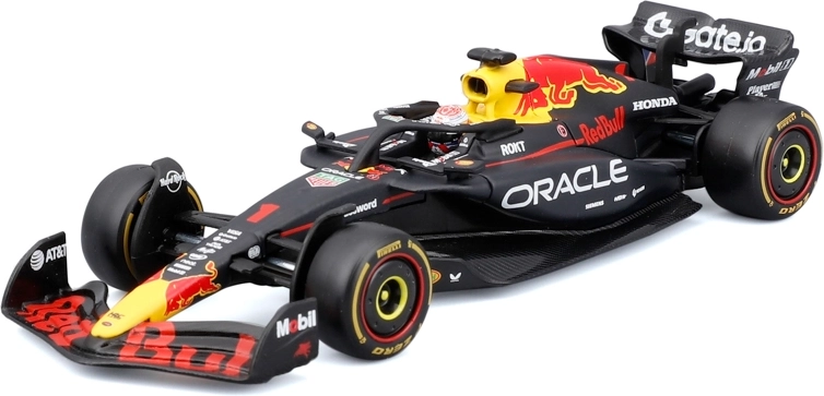 Modello Bburago Formula 1 Oracle Red Bull Racing RB21 2025 Max Verstappen 1:43 in box decorativo