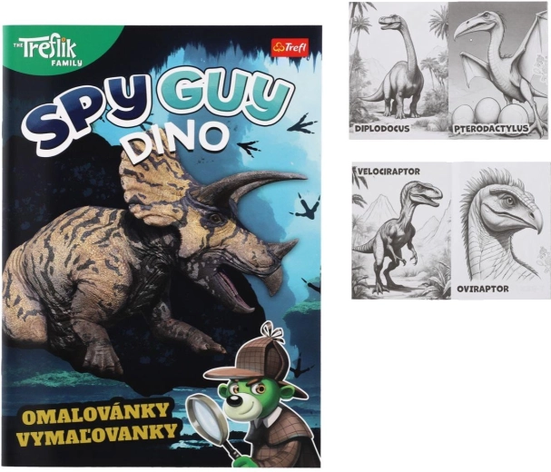 Libro da colorare Spy Guy Dino 20 × 27,5 cm
