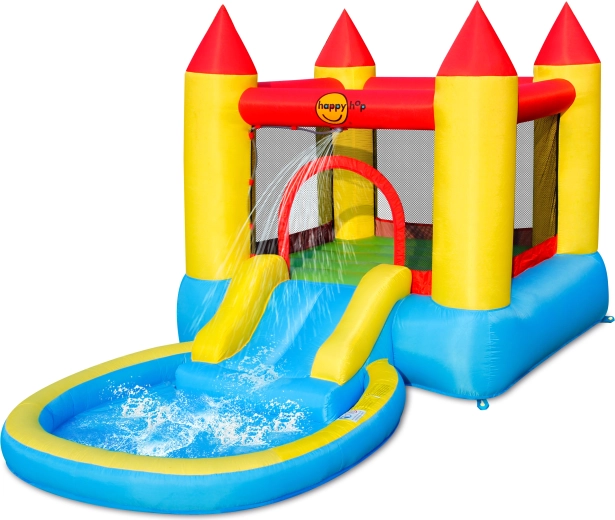 Happy Hop castello gonfiabile con piscina e scivolo