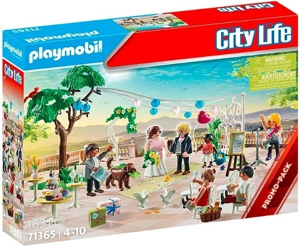 Set figure City Life Party nel giardino nuziale