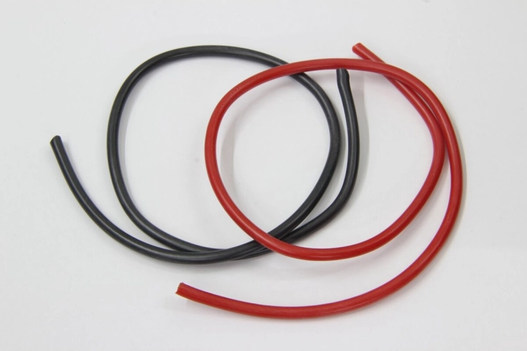 Cavi in silicone 1,5 mm² 1 m rosso/nero