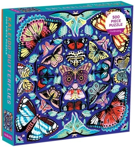 Puzzle Mudpuppy Kaleido farfalle 500 pezzi