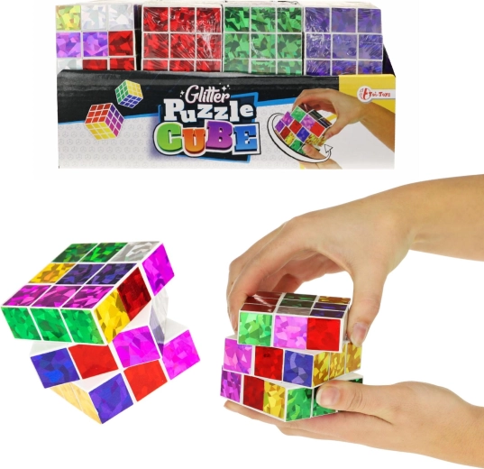 Cubo magico metallico scintillante 3×3×3 - 1 pezzo