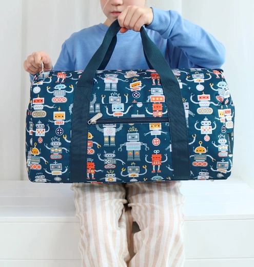 A Little Lovely Company borsa da viaggio per bambini robot