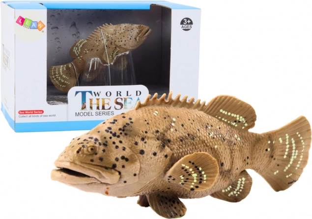Figura Pesce Marinaio Golia grigio 11 cm