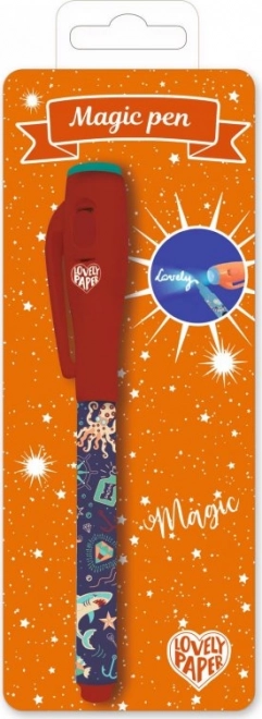 Penna magica con inchiostro invisibile DJECO – animali marini