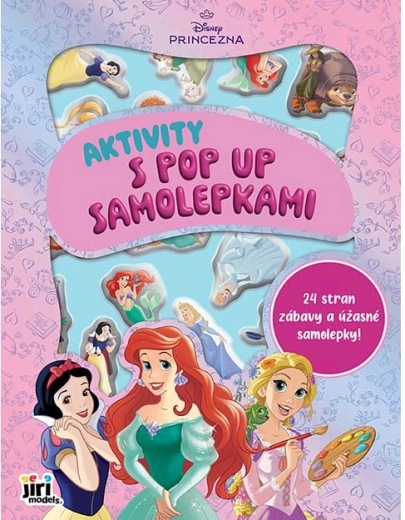 Attività con adesivi pop-up Disney Principesse - 1 pezzo
