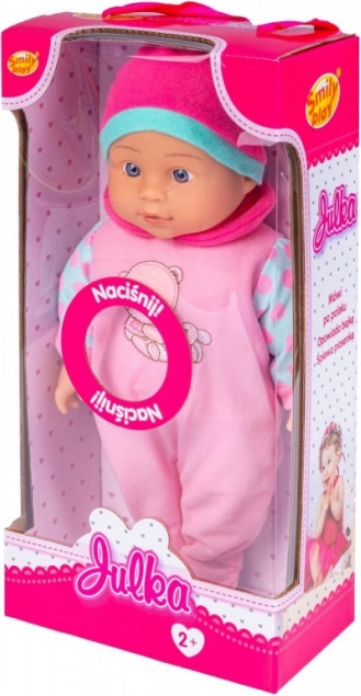 Bambola parlante Julka 32 cm in confezione regalo