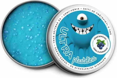 Ultra plastilina profumata con glitter, fosforescente al buio 50 g