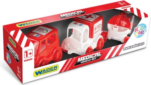 Kid Cars – set ospedale di veicoli