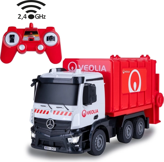 Camion della nettezza urbana RC Mercedes-Benz Antos 1:26