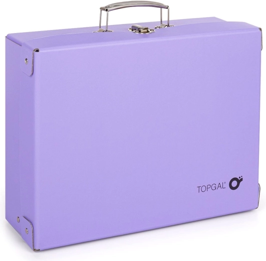 Valigetta per materiale artistico Topgal viola